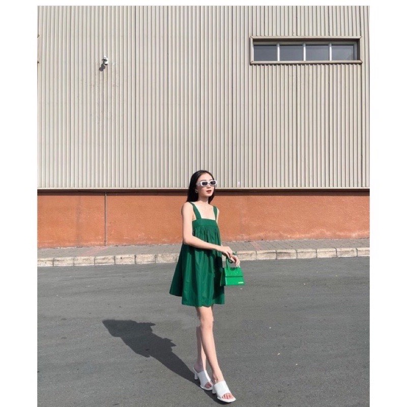Váy babydoll chéo lưng Ulzzang đầm kiểu nữ siêu đẹp cao cấp