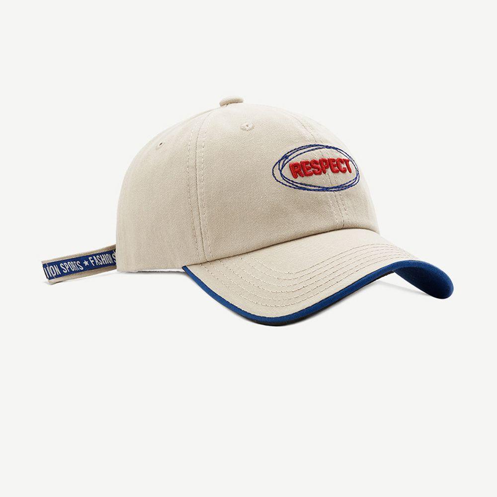 Mũ Lưỡi Trai Màu Sắc Đơn Giản Thêu Chữ WMES15H Phong Cách Nhật Bản Thời Trang Cho Nữ