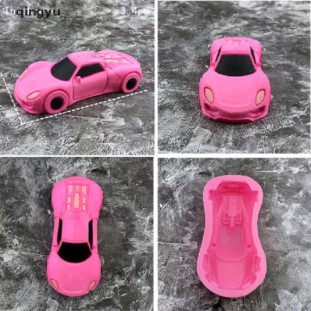 Khuôn Silicone Tạo Hình Xe Hơi 3d Trang Trí Bánh