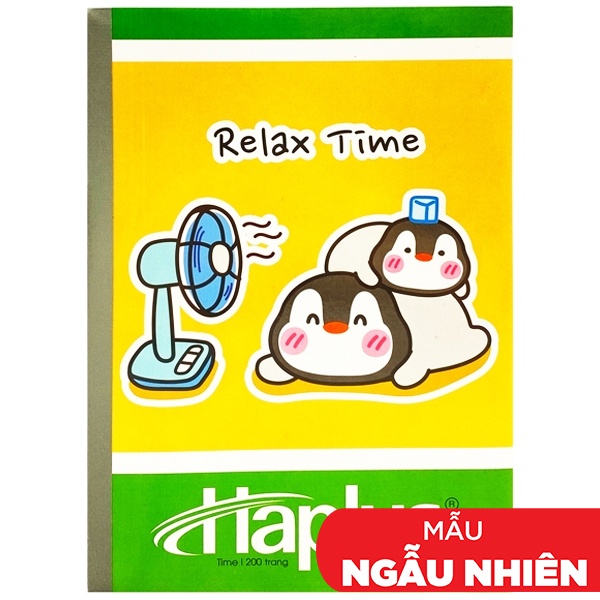 Vở Kẻ Ngang 200 Trang ĐL 58-60g/m2 - Haplus 5525 (Mẫu Màu Giao Ngẫu Nhiên)