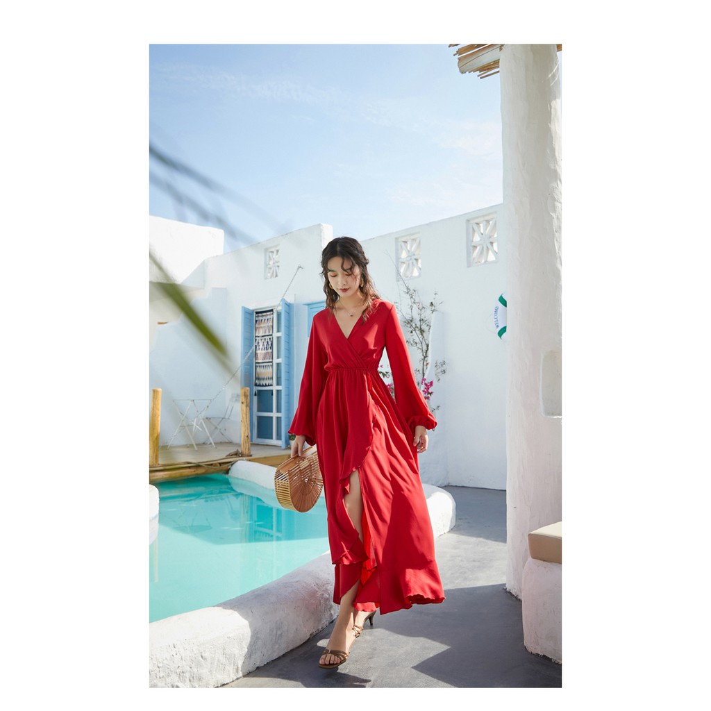 Đầm Maxi Dài Hở Lưng Gợi Cảm Cho Nữ | BigBuy360 - bigbuy360.vn