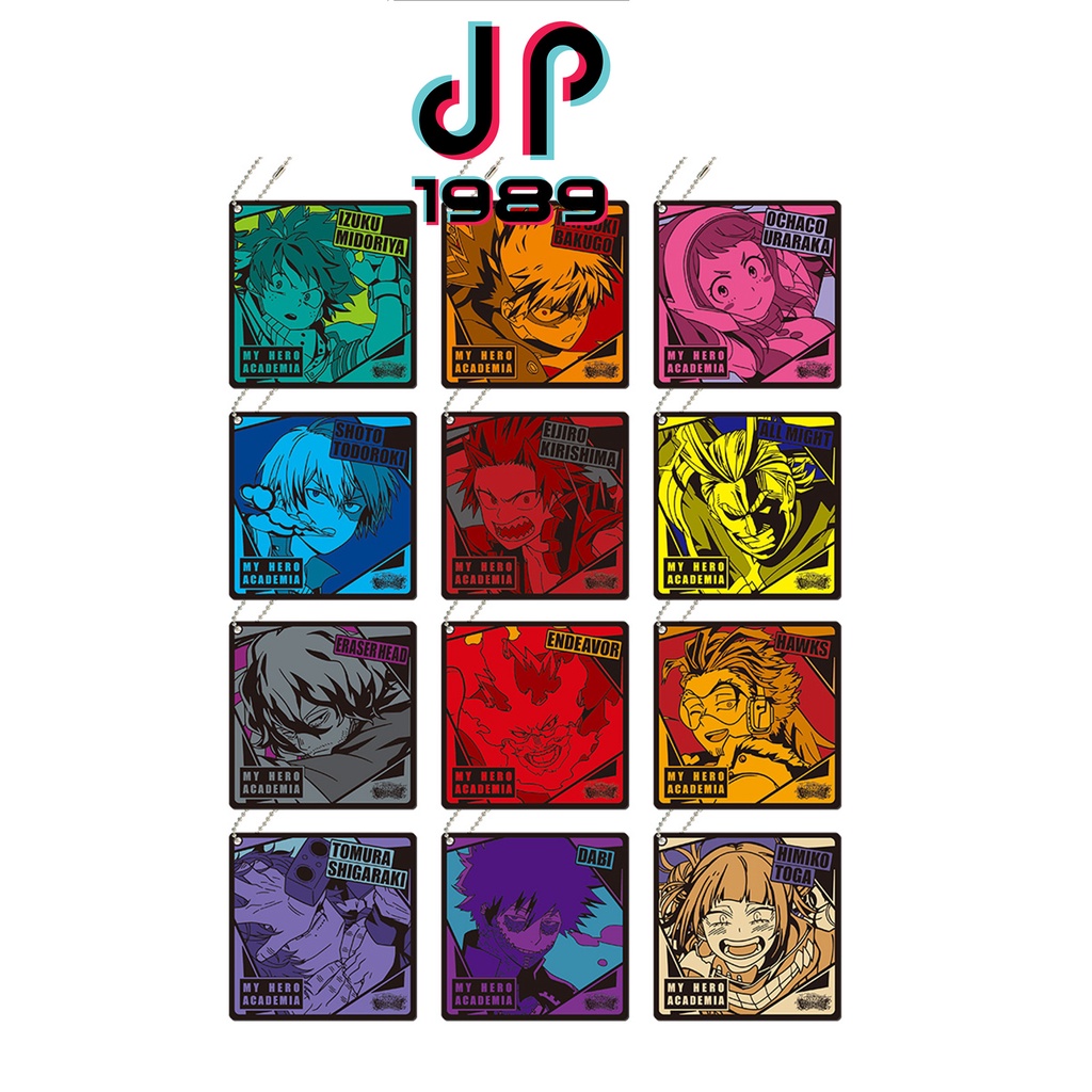 Móc Khóa Cao Su My Hero Academia Giải J Chính Hãng BANDAI
