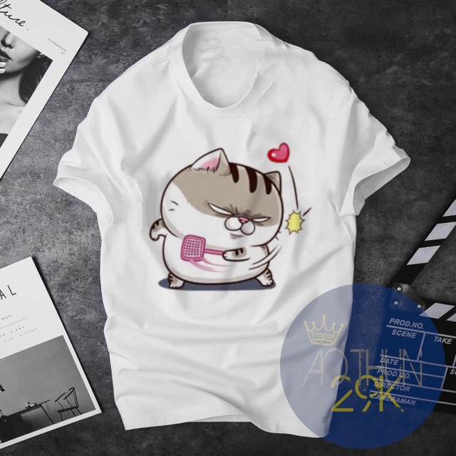 ALBUM 493 - ÁO THUN UNISEX CHÚ MÈO CUTE