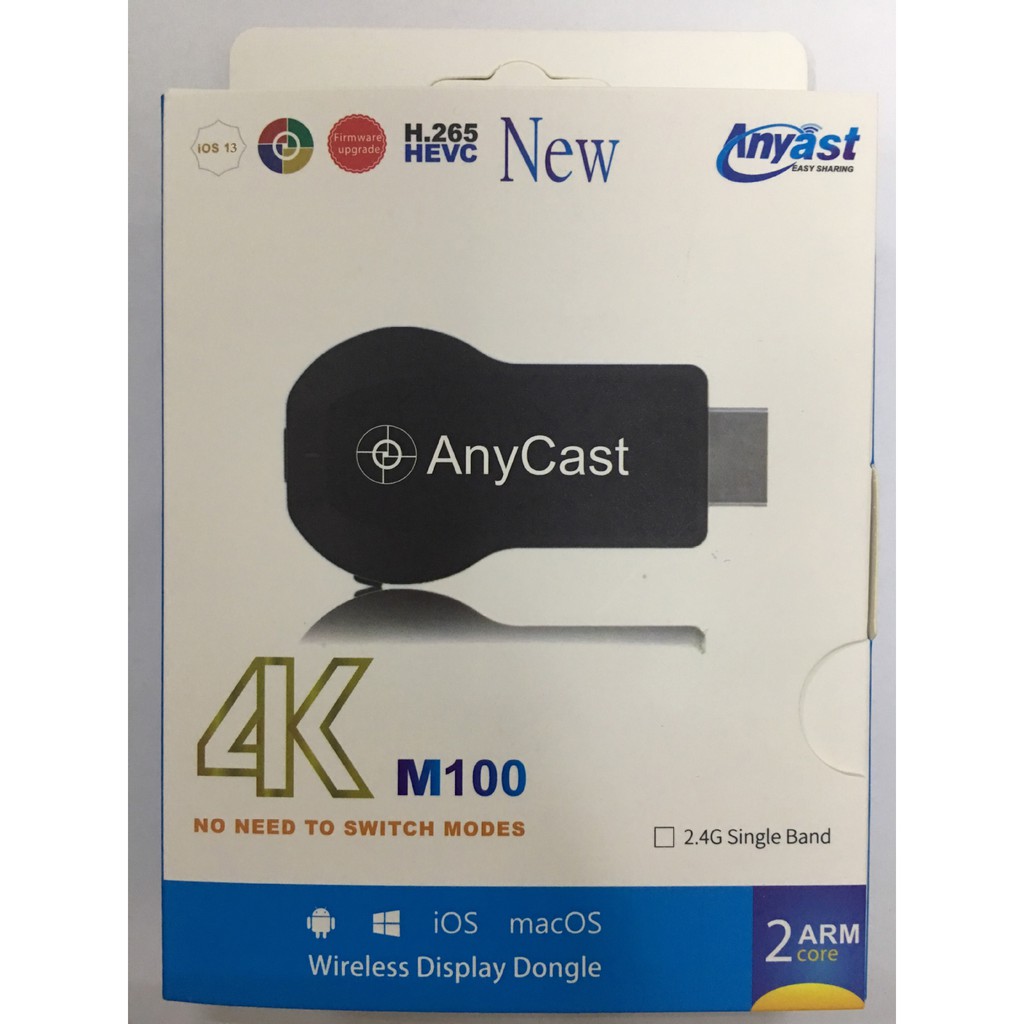 Thiết bị kết nối không dây HDMI Anycast 4K M100