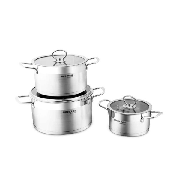 Bộ nồi inox 5 đáy Sunhouse SH784