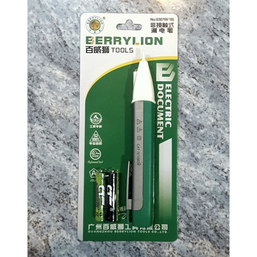 Bút thử điện thông minh không tiếp xúc kèm pin AAA