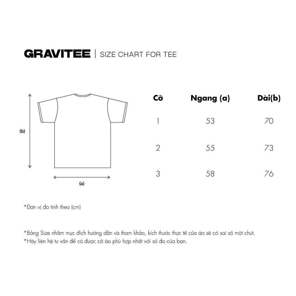 Áo thun Unisex Gravitee Shorted Logo "GRVT"