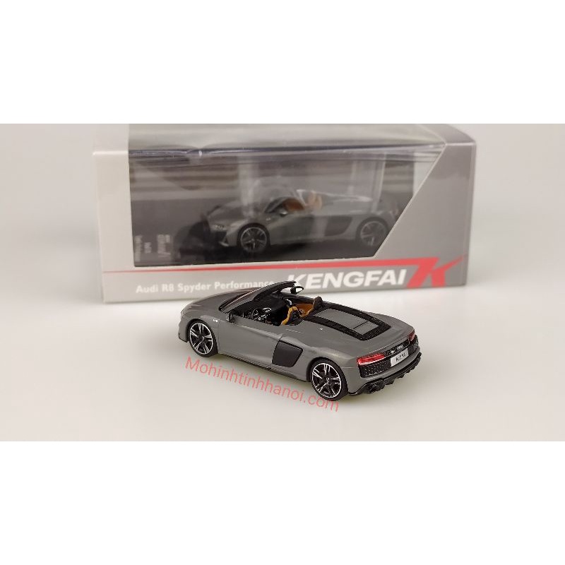 Mô hình ô tô Audi R8 spider performance 1/64 Kengfai