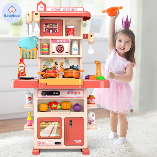 Bộ đồ chơi nhà bếp cỡ lớn 73cm - Đồ chơi bếp nấu ăn giáo dục trẻ em bé trai,bé gái