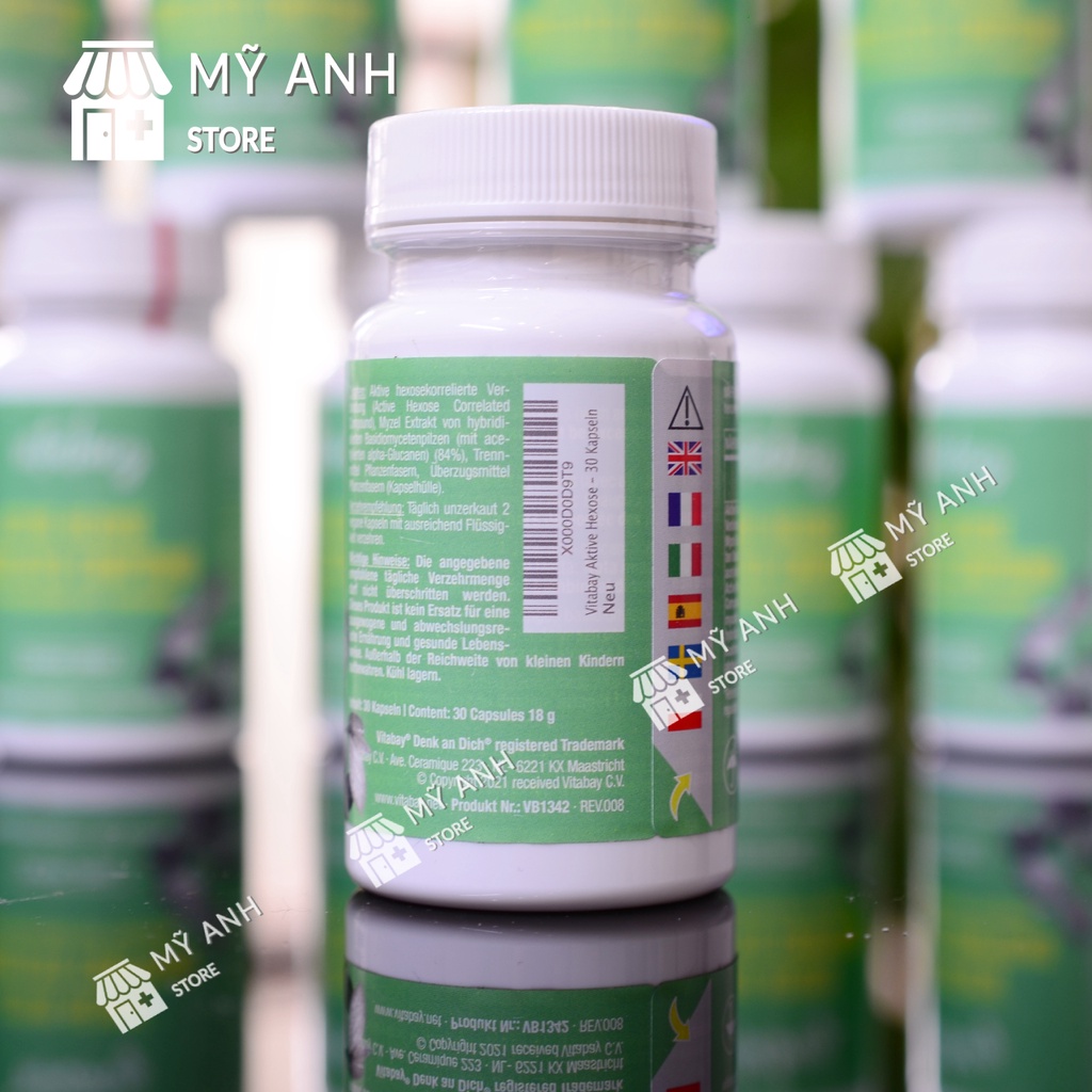 AHCC ĐỨC 500mg 30v tăng miễn dịch tiêu diệt HPV