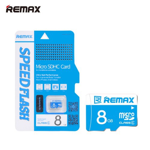 Thẻ Nhớ Remax 8gb Class 6 Sdhc Micro 80mbs