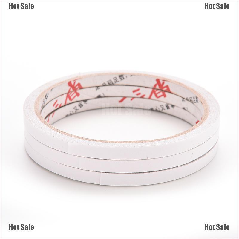 Set 5 Cuộn Băng Keo Hai Mặt 6mm