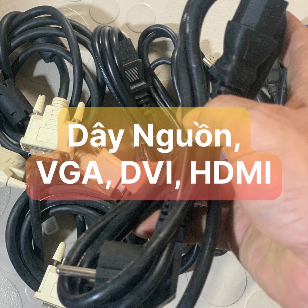 Dây Ng uồn PC, Dây Vga, Dây DVI, Dây HDMI  cho máy PC và LCD - Vi Tính Bắc Hải