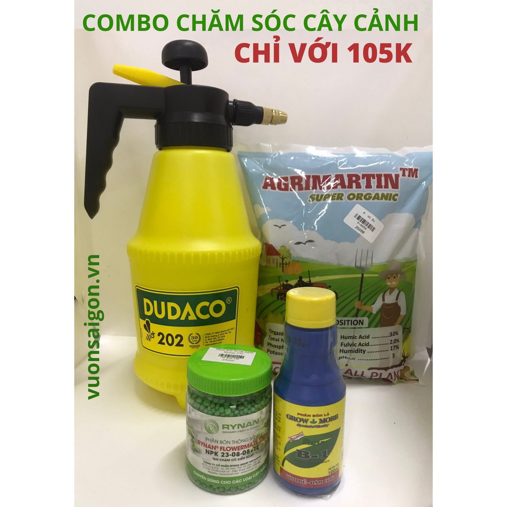 Combo dụng cụ chăm sóc cây cảnh tại nhà (Vườn Sài Gòn - Vuon Sai Gon)