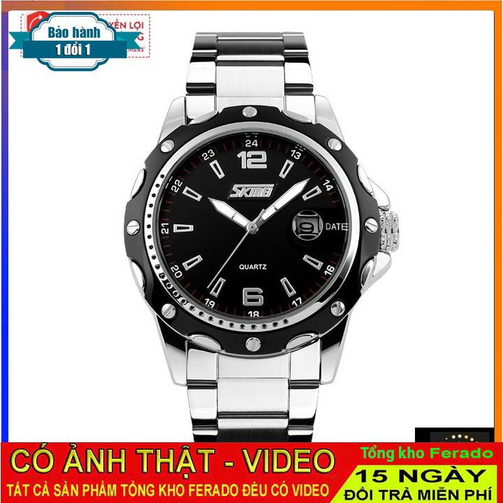 [ xả kho ] ĐỒNG HỒ NAM SKMEI 0992 DÂY THÉP CAO CẤP, KIỂU DÁNG TRẺ TRUNG, MẠNH MẼ