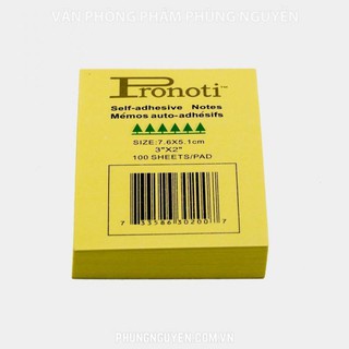 Giấy note / Giấy nhớ vàng loại cao cấp kích thước BÉ, TO , SET MÀU