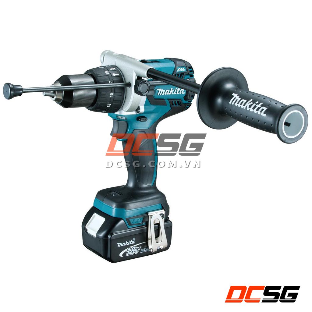 Tay cầm bên Makita 126413-8 kèm thước canh độ sâu cho máy DHP481/ XPH07 | DCSG
