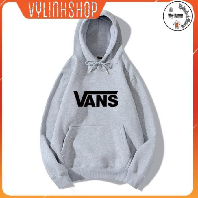 Áo nỉ nam nữ VYLINHSHOP  VANS **Áo hoodie tay dài bằng cotton in logo mới thường ngày cho nam và nữ