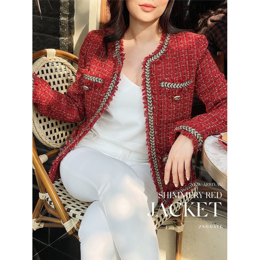 Áo Jacket Tweed 2NNDATE BL019R