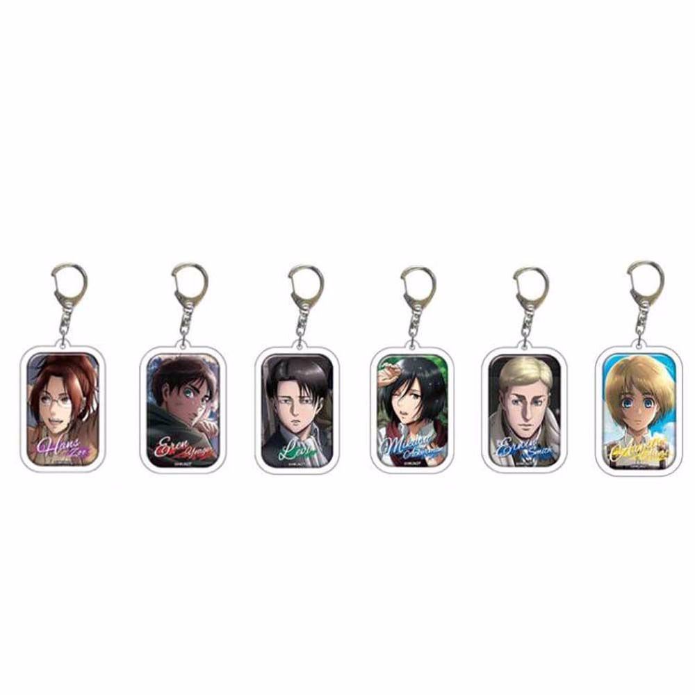 Móc Chìa Khóa Hình Levi Ackerman Eren Jaeger Trong Attack On Titan Giá Đỡ