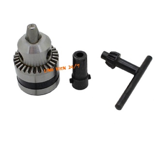 Bộ đầu mang ranh b12 kẹp mũi khoan 1.5 -10mm trục 5mm chế khoan cho động cơ trục 5mm