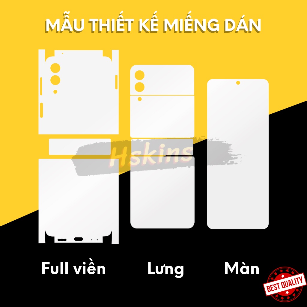 Miếng dán PPF màn hình, mặt lưng Samsung Z Flip / Z Flip 3 / Flip 4 cao cấp