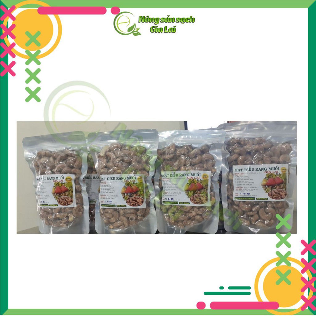 Hạt điều rang muối hạt lớn loại 1, hạt đều, không bị sâu, giòn rụm, chính gốc hạt điều Gia Lai | BigBuy360 - bigbuy360.vn