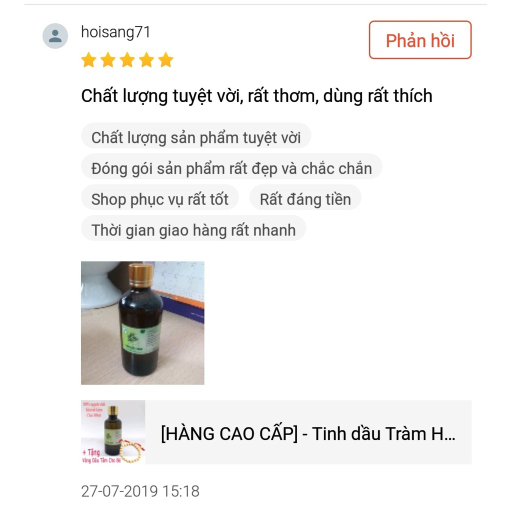 tinh dầu tràm FREESHIP Tinh Dầu Tràm Cho Bé - Giảm Ho, Sổ Mũi, Nghẹt Mũi, Làm Ấm Cơ Thể