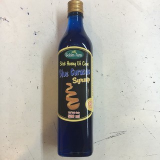 SYRUP GOLDEN FARM BLUE CURACAO 520ml