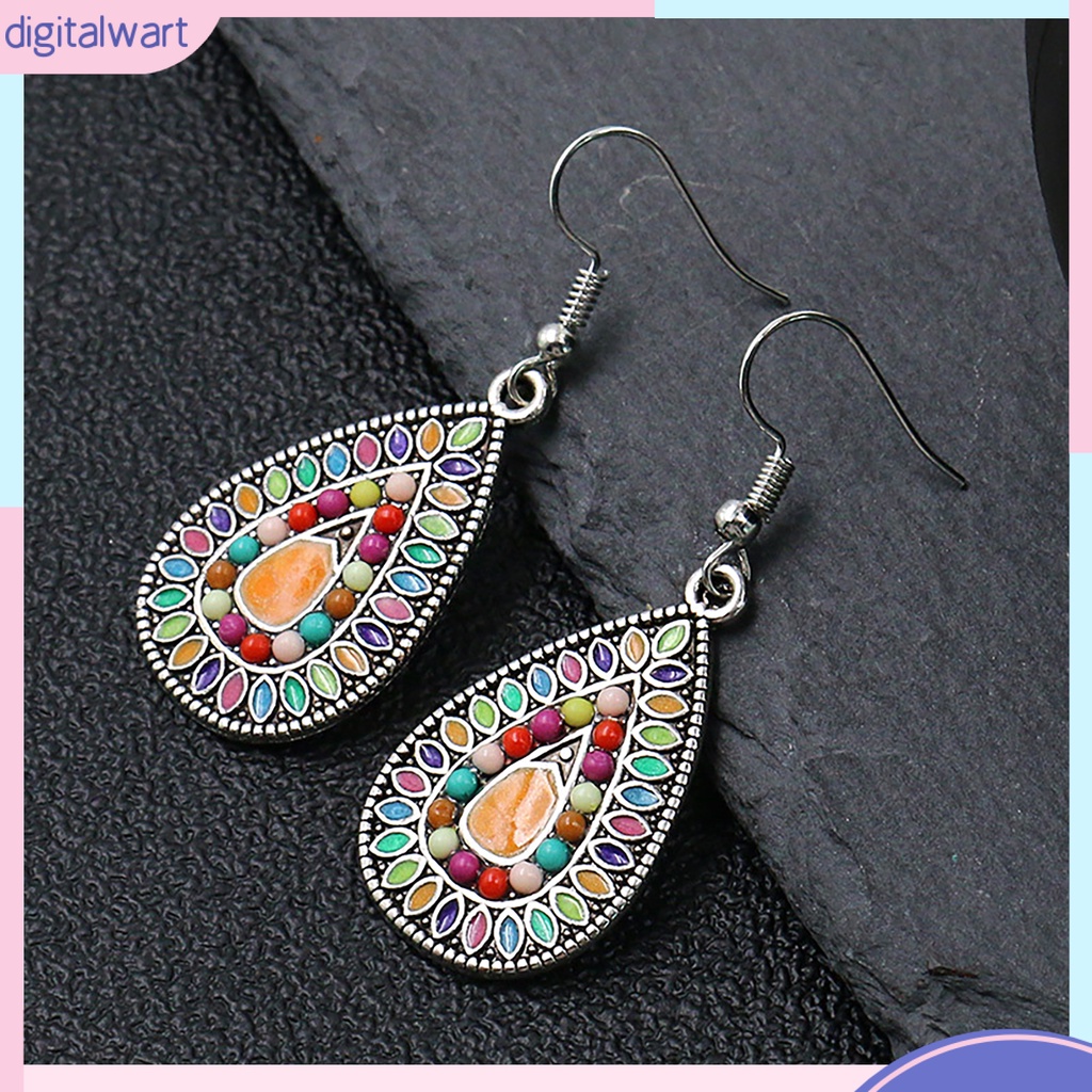 Hoa tai dáng dài thời trang Bohemia cổ điển