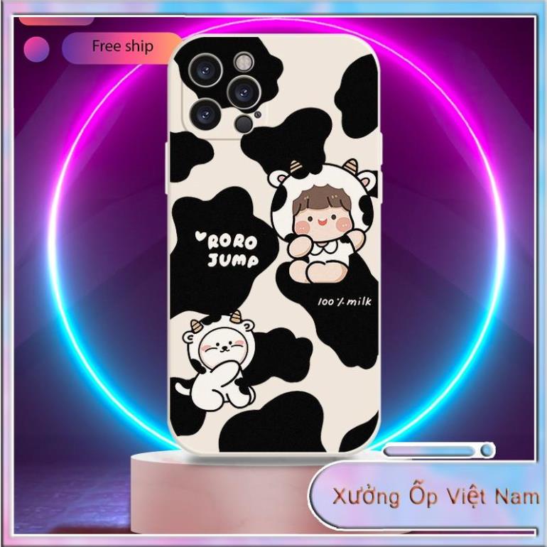 Ốp điện thoại 5s/6/6plus/6s/6splus/7/7plus/8/8plus/x/xr/xs/11/12/pro/max/plus/promax 100% Milk  XưởngD41