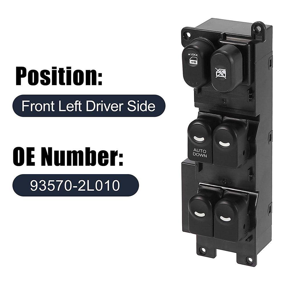 Công Tắc Cửa Sổ Xe Hơi Điện Tử 1 Master Cho Hyundai i30 Window 93570-2L010 I30cw 2008-2011