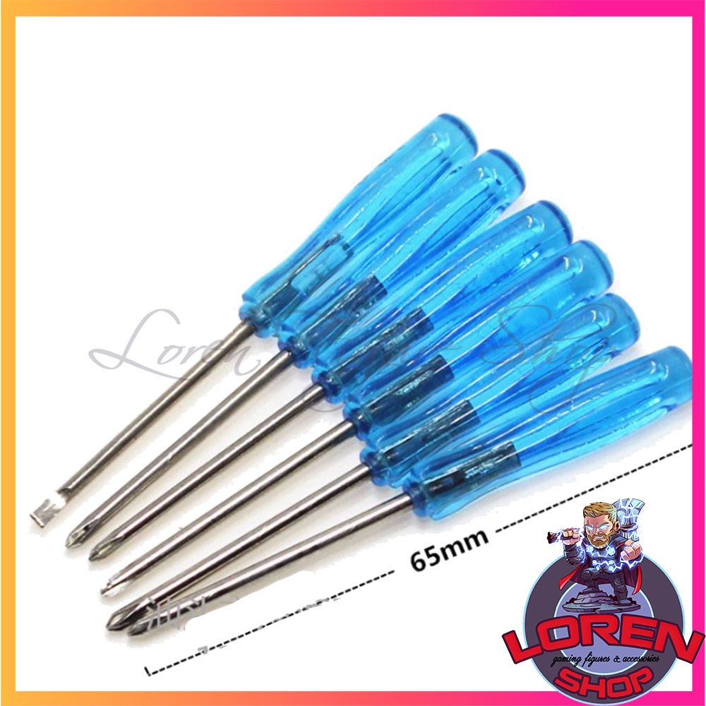 Tô vít mini bốn cạnh kích thước 65mm*2.0mm, tuốc nơ vít chữ thập loại nhỏ lorenshop