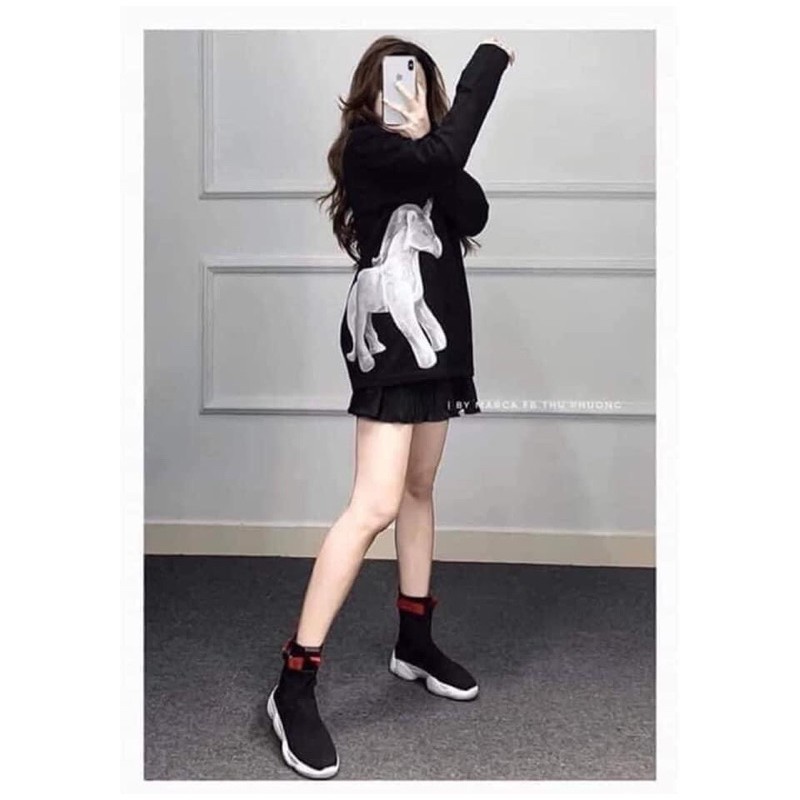 [ORDER 10-15 NGÀY] Áo Hoodie Nỉ Bông Hoạ Tiết Ngựa, Nhện, Áo Nỉ MAKE IT RAINN (Có ảnh thật) | BigBuy360 - bigbuy360.vn