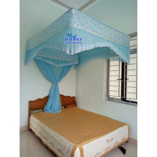 MÀN KHUNG VUÔNG REN LẠNH CAO CẤP SIÊU BỀN KÈM KHUNG