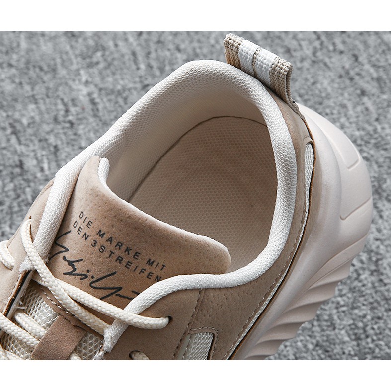 Giày Thể Thao Nam 💖FREESHIP💖 Sneaker Phối Da Lộn - Giày Phong Cách Trẻ Trung Năng Động | BigBuy360 - bigbuy360.vn