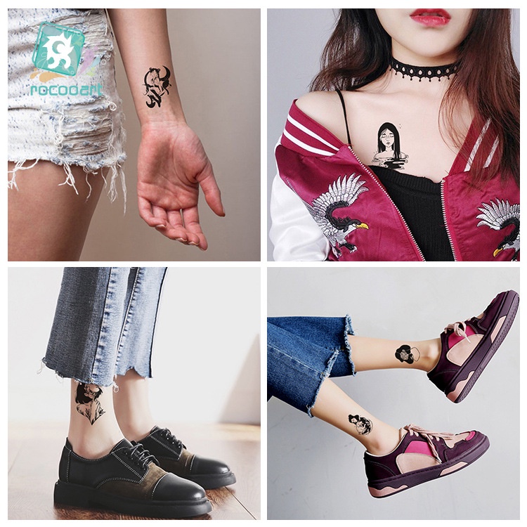 Hình Xăm Dán Chống Thấm Nước Dùng Một Lần Quyến Rũ