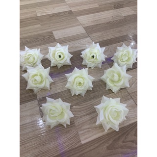 Đầu bông hoa hồng quế _ hoa lụa trang trí