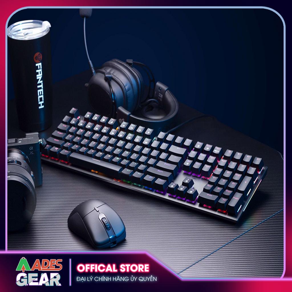 ✔️ Bàn Phím Cơ Gaming FANTECH MK855 MAXFIT108 Blue/Red Switch ✔️ 4 Phím Media ✔️ BẢO HÀNH 12