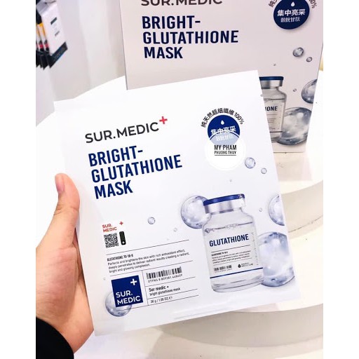 Mặt Nạ Trắng Da Sur.Medic Bright Glutathione Mask