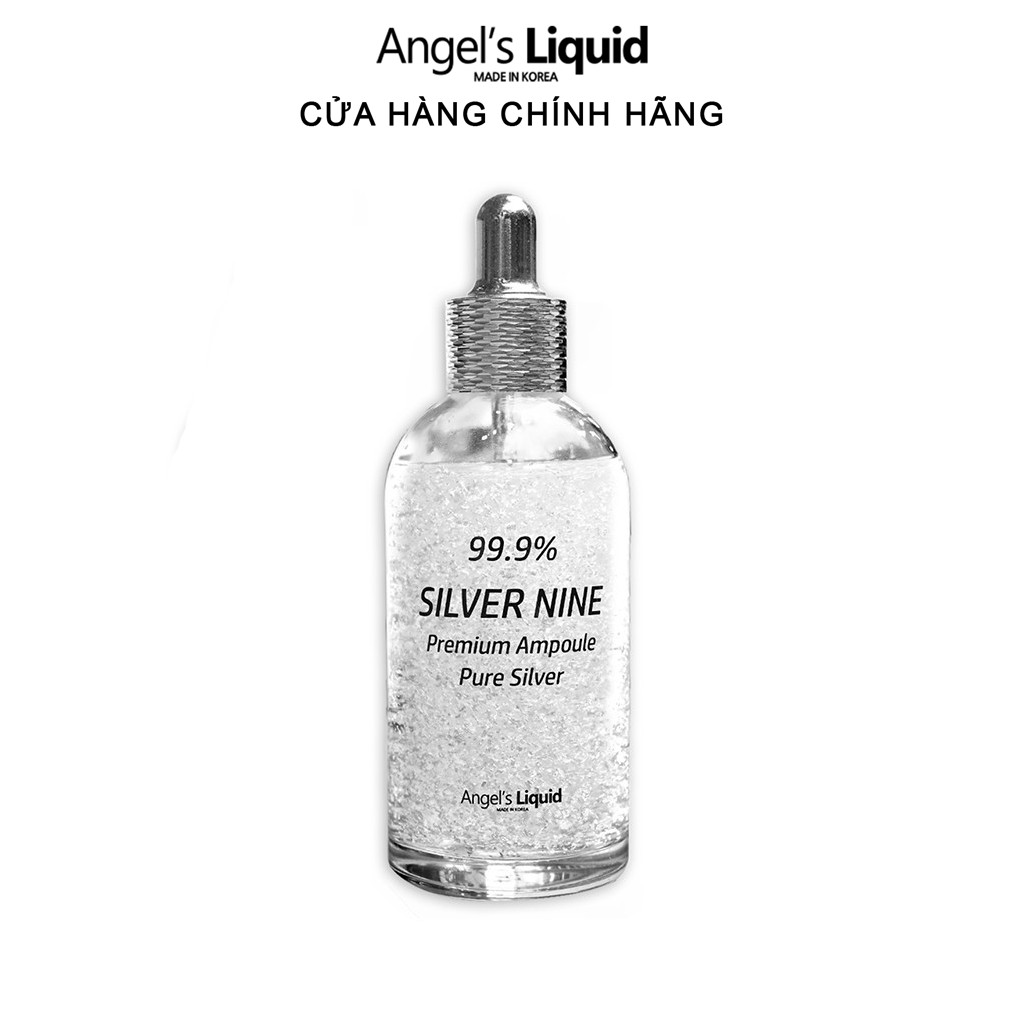 Siêu tinh chất trẻ hoá trắng da Angel Liquid 99.9% Slivernine Premium Ampoule 100ml