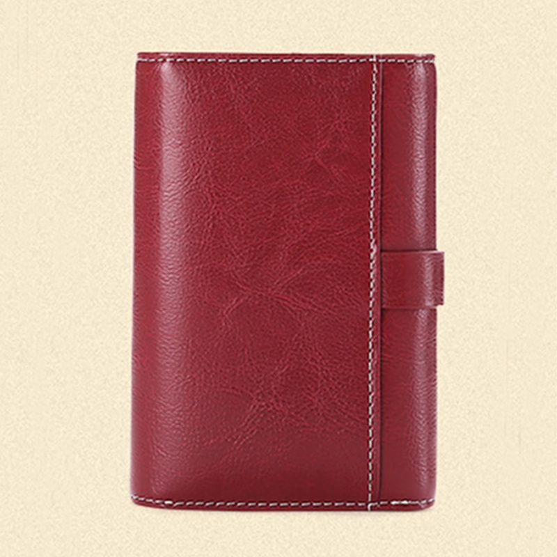 Ví Da Ngắn Dạng Gập Thời Trang Retro Cho Nữ