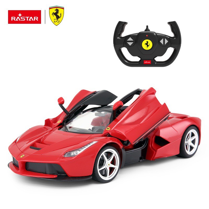 Mô hình xe siêu xe LaFerrari ô tô điều khiển từ xa 1:14 Rastar sóng 2.4Ghz chống trùng tần số đồ chơi siêu xe Ferrari