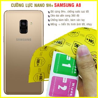 Dán cường lực dẻo nano mặt sau Samsung A8 2018, A8 Star, A8 Plus