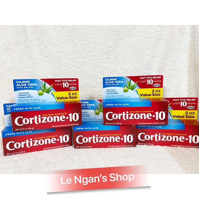 [HÀNG MỸ-Có BILL] Kem bôi Cortizone 10 Calming Aloe Vera 56gr.