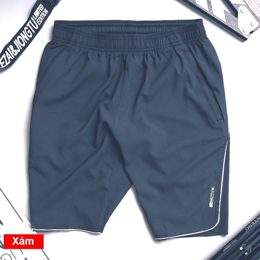 [MÃ ADAM88 GIẢM 10K - ẢNH THẬT] Quần Short Nam, Quần thể Thao Ngố Nam, Quần Đùi Nam, Vải Gió Chun Mềm Mại - ADAM STORE.