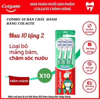 Combo 10 bộ bàn chải colgate gumcare chăm sóc nướu mua 10 tặng 2
