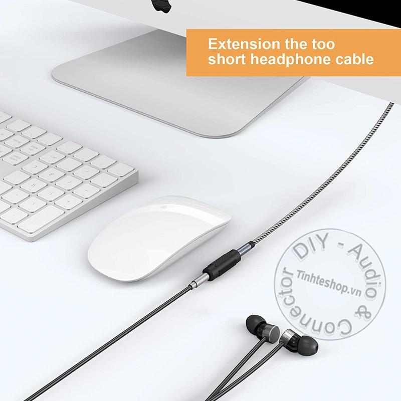 Đầu nối 3.5mm TRS 1 chiếc - Jack cắm nối dây 3.5