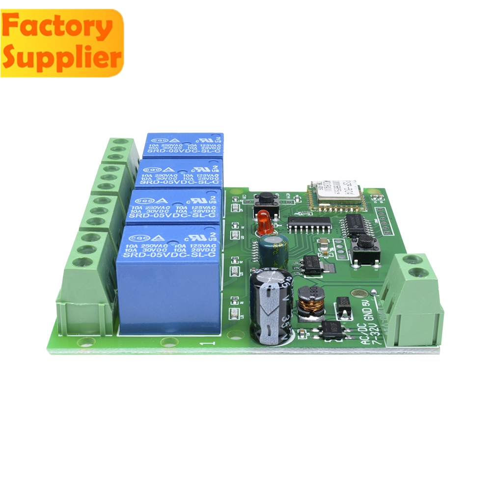 Rơ Le Công Tắc Điều Khiển Từ Xa 10a Dc 5v 4ch 4 Kênh Cho Android Ios 4 Way Module | BigBuy360 - bigbuy360.vn