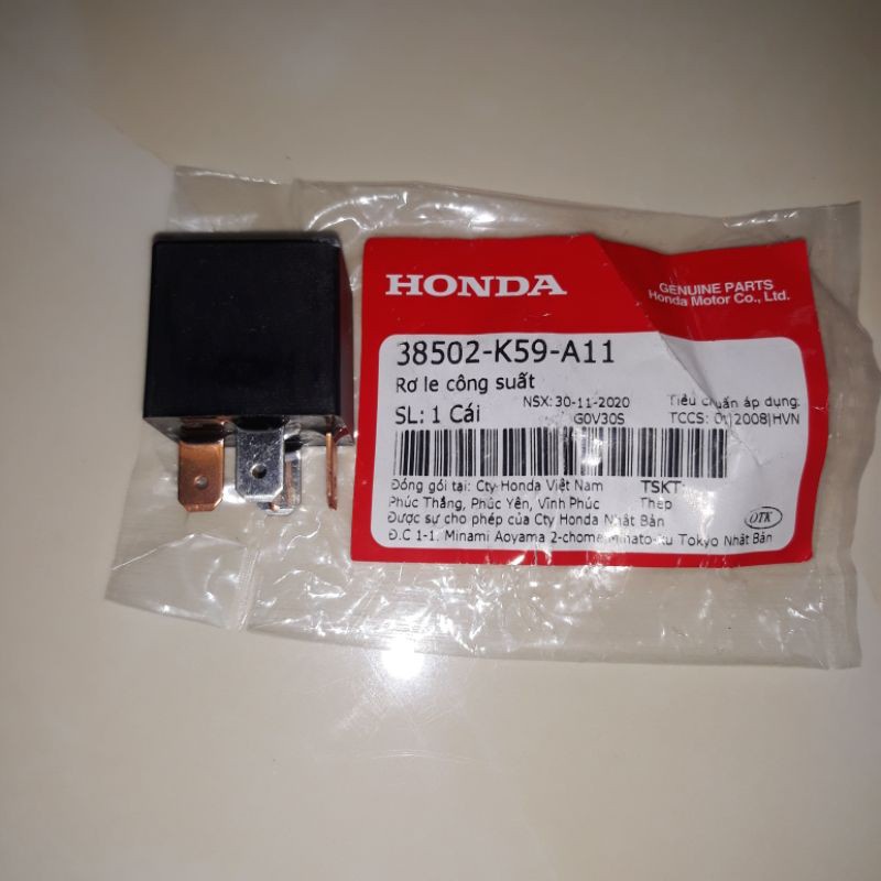 Rờ le đề 5 chân (38502-K59-A11)  vario ,click 2103-2019,sh mode ,air blade ab 125 2013_2019 lead 125 sh việt